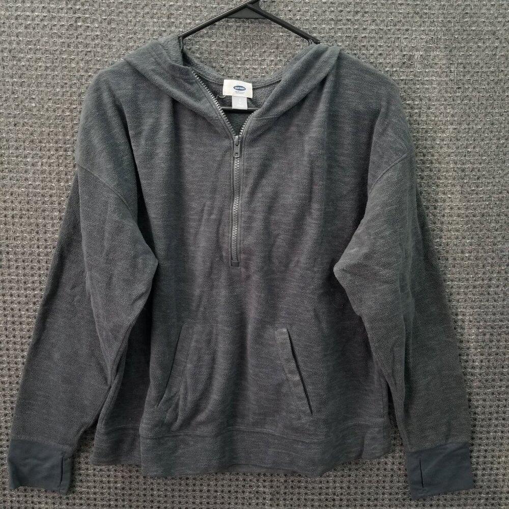 Old Navy Gray pullover Hoodie Sweatshirt Women's L